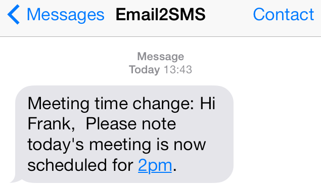 Sendmode Email to SMS Text Message Service Sendmode Email to SMS Text Message Service