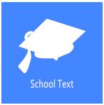 Sendmode School Text Icon