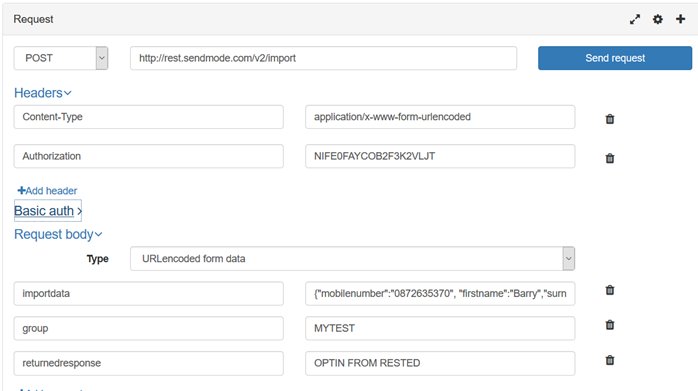 bulk sms opt-in