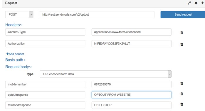 opt-out bulk sms 