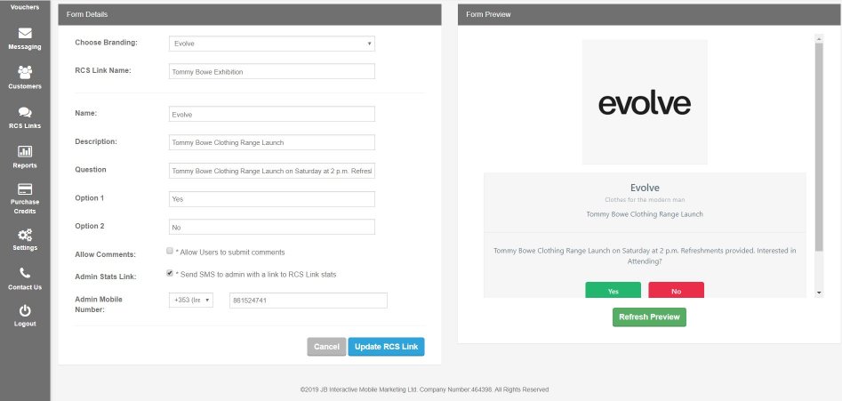 Creating RCS Message